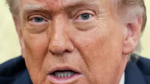 FILE PHOTO: U.S. President Donald Trump speaks as he meets with German Chancellor Friedrich Merz (not pictured) in the Oval Office at the White House in Washington, D.C., U.S., March 3, 2026. REUTERS/Jonathan Ernst/File Photo/Jonathan Ernst