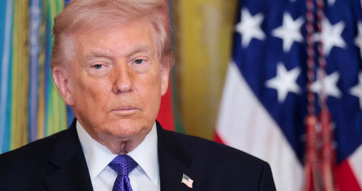 FILE PHOTO: U.S. President Donald Trump attends a Medal of Honor ceremony at the White House in Washington, D.C., U.S., March 2, 2026. REUTERS/Jonathan Ernst/File Photo/Jonathan Ernst
