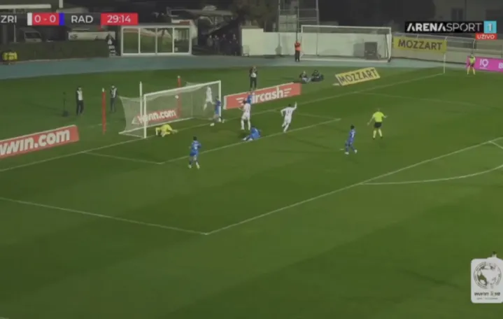 Zrinjski vodi u Mostaru (FOTO: Screenshot - Arena Sport)/Foto: 