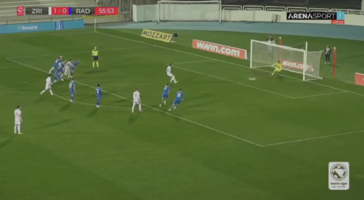 Zrinjski sada ima veliku prednost (FOTO: Screenshot - Arena Sport)/Foto: 