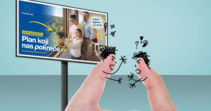 Kolumna Vildane Selimbegović: Sve je stalo, samo mržnja raste/Ilustracija/Benjamin Krnić