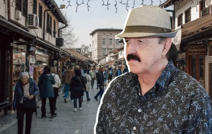 Haris Džinović, Sarajevo, sru&scaron;ena kuća, Ba&scaron;čar&scaron;ija/Prtsc