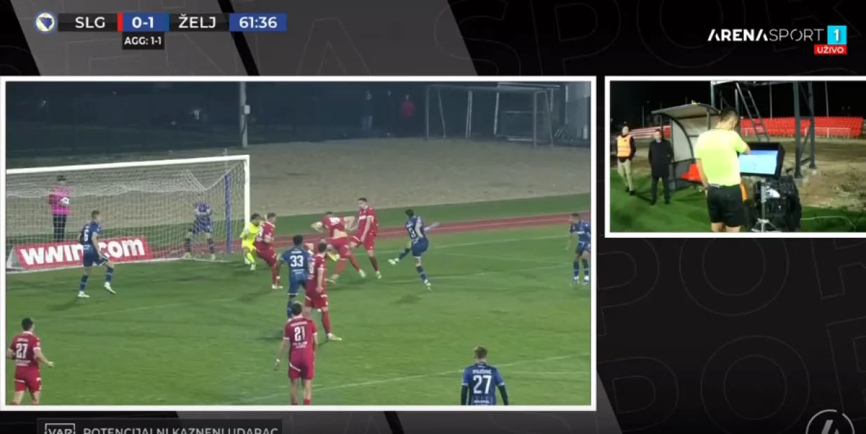 Penal za Željezničar/Foto: 