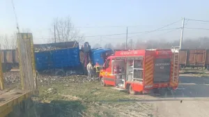 Sudar voza i kamiona u mjestu Maline kod Živinica//