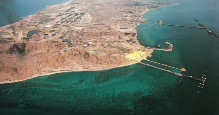 otok hark, kharg, iran/