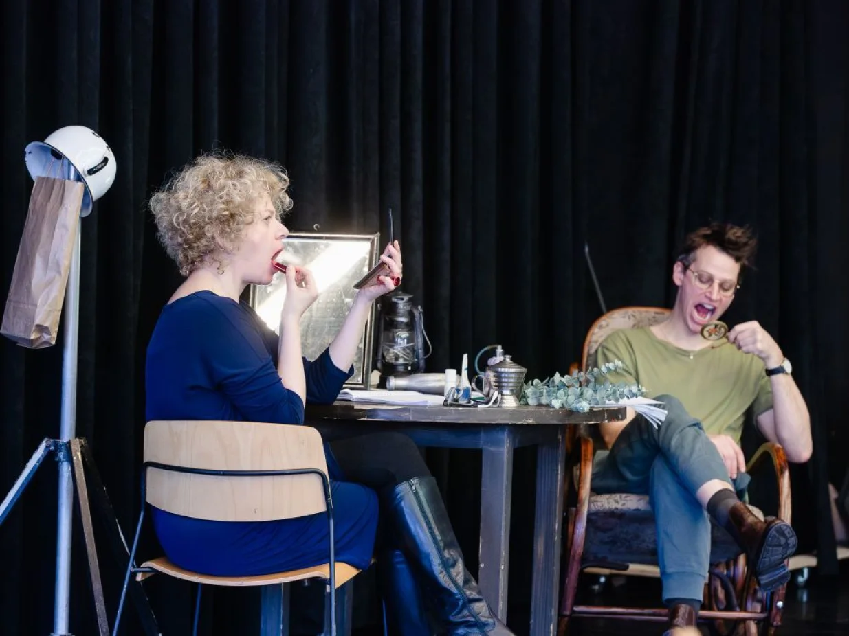 Iz predstave Logor/Golgota/