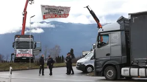Konzorcijum Logistika BiH, prevoznici, kamiondžije, blokada, blokade, granični prelazi, granični terminali/Anadolija