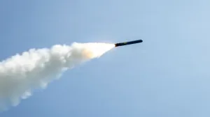 The U.S. Navy Arleigh Burke-class guided-missile destroyer USS Delbert D. Black fires a Tomahawk Land Attack Missile (TLAM) in support of the Operation Epic Fury attack on Iran from an undisclosed location February 28, 2026. U.S. Navy/Handout via REUTERS THIS IMAGE HAS BEEN SUPPLIED BY A THIRD PARTY/Us Navy