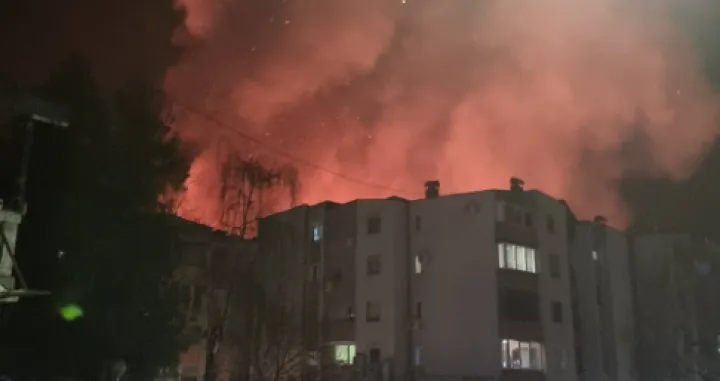 Veliki požar, Velika Kladu&scaron;a, Saniteks/Radio Velika Kladu&scaron;a