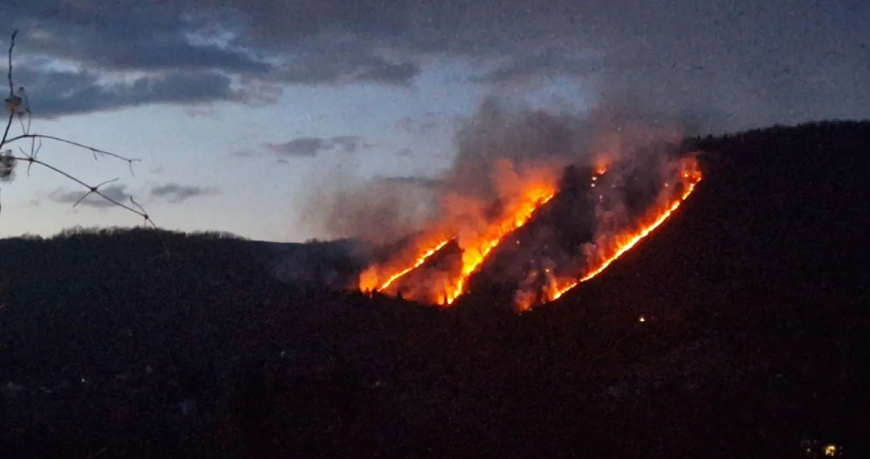Požar, Miljevina kod Foče, selo Mulahasanovići, Foča/Srna