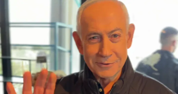 Benjamin Netanyahu, prsti, prebrojavanje/Prtsc