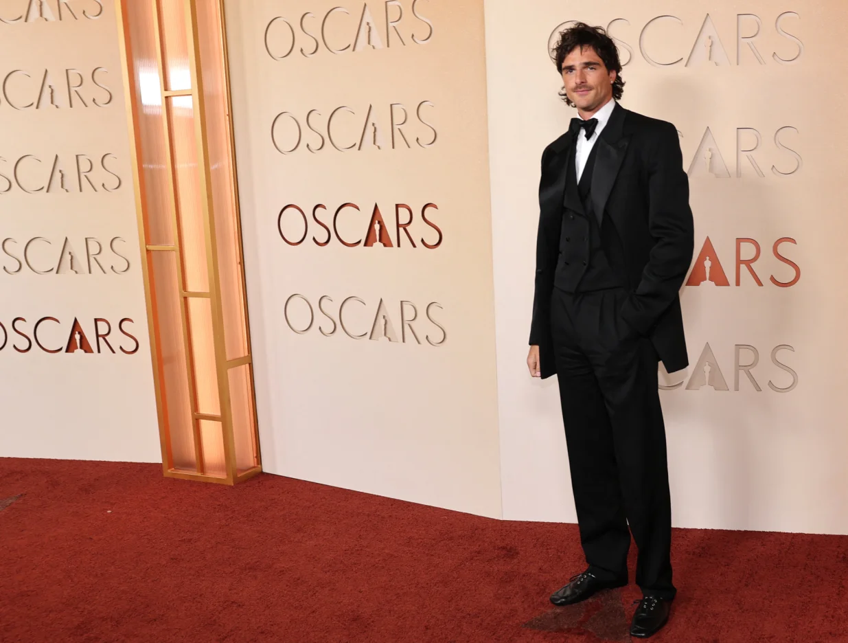 Jacob Elordi poses on the red carpet during the Oscars arrivals at the 98th Academy Awards in Hollywood, Los Angeles, California, U.S., March 15, 2026. REUTERS/Daniel Cole/Daniel Cole
