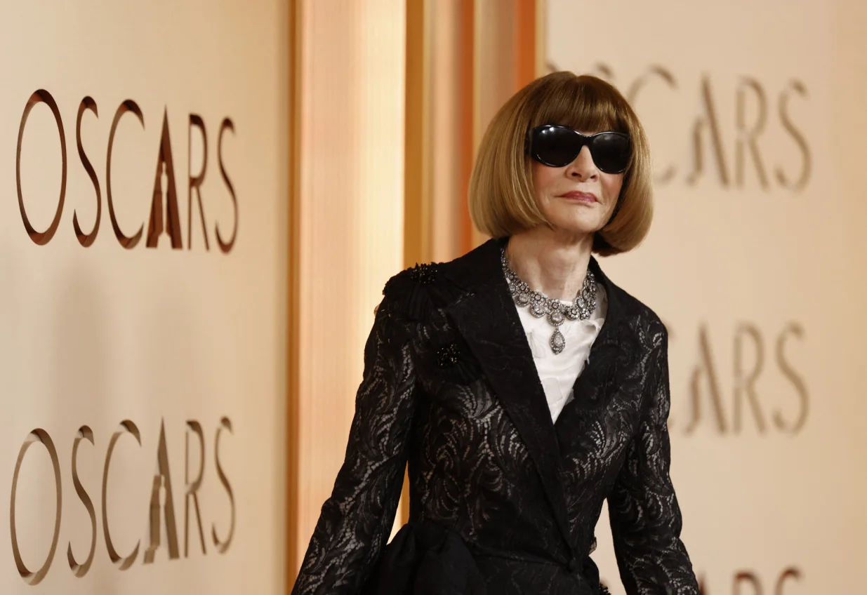 Anna Wintour poses on the red carpet during the Oscars arrivals at the 98th Academy Awards in Hollywood, Los Angeles, California, U.S., March 15, 2026. REUTERS/Caroline Brehman/Caroline Brehman