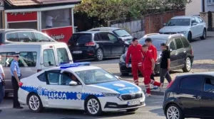 Policija i Hitna pomoć na mjestu nesreće/InfoBijeljina/