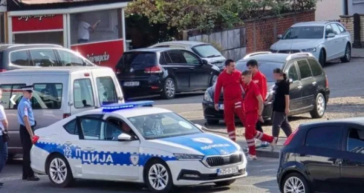 Policija i Hitna pomoć na mjestu nesreće/InfoBijeljina/