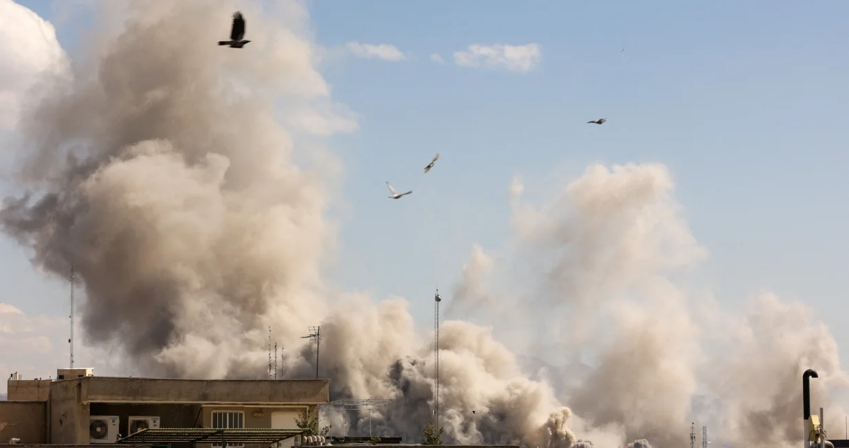 Smoke rises following an explosion, after Israel and the U.S. launched strikes on Iran, in Tehran, Iran, March 1, 2026. Majid Asgaripour/WANA (West Asia News Agency) via REUTERS ATTENTION EDITORS - THIS PICTURE WAS PROVIDED BY A THIRD PARTY/Majid Asgaripour