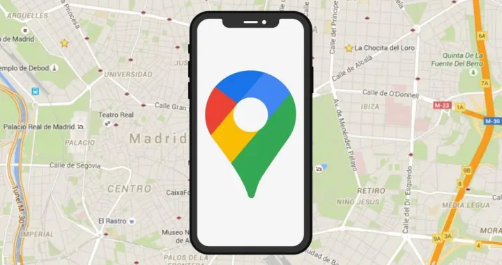google maps ilustracija/