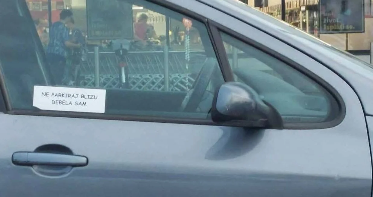 Vinkovčanka ostavila poruku na automobilu, postala je hit//