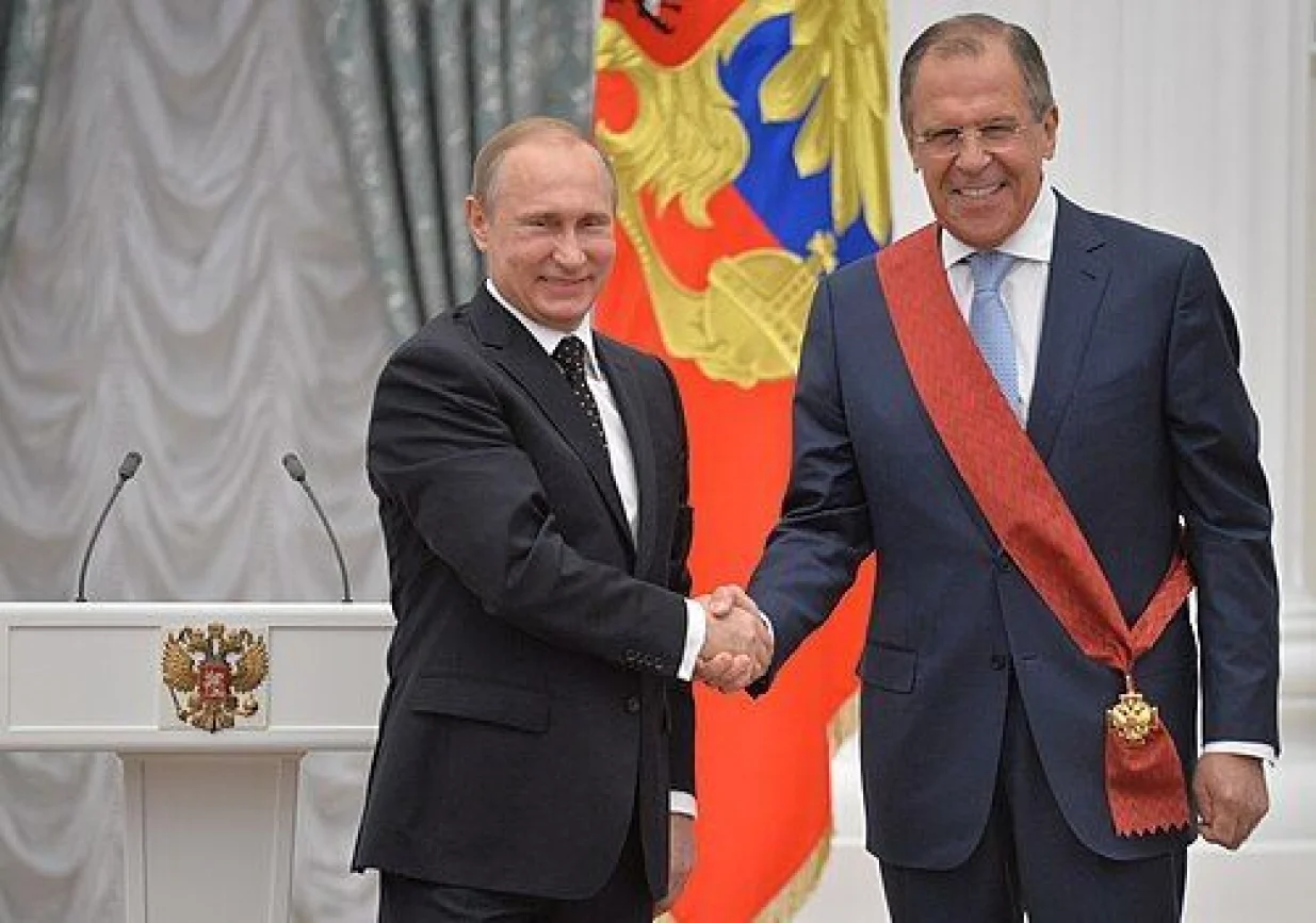 Putin i Lavrov, Kremlj 2015. /TACC/