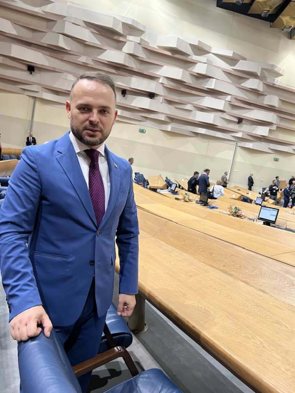 Albin Muslić, parlament/