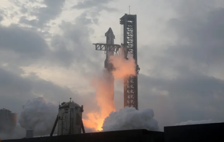 SpaceX's next-generation Starship spacecraft atop its powerful Super Heavy rocket lifts off on its third launch from the company's Boca Chica launchpad on an uncrewed test flight, near Brownsville, Texas, U.S. March 14, 2024. REUTERS/Joe Skipper/Joe Skipper
