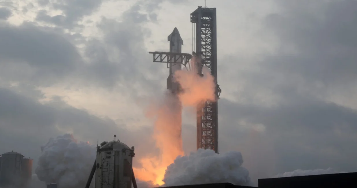SpaceX's next-generation Starship spacecraft atop its powerful Super Heavy rocket lifts off on its third launch from the company's Boca Chica launchpad on an uncrewed test flight, near Brownsville, Texas, U.S. March 14, 2024. REUTERS/Joe Skipper/Joe Skipper