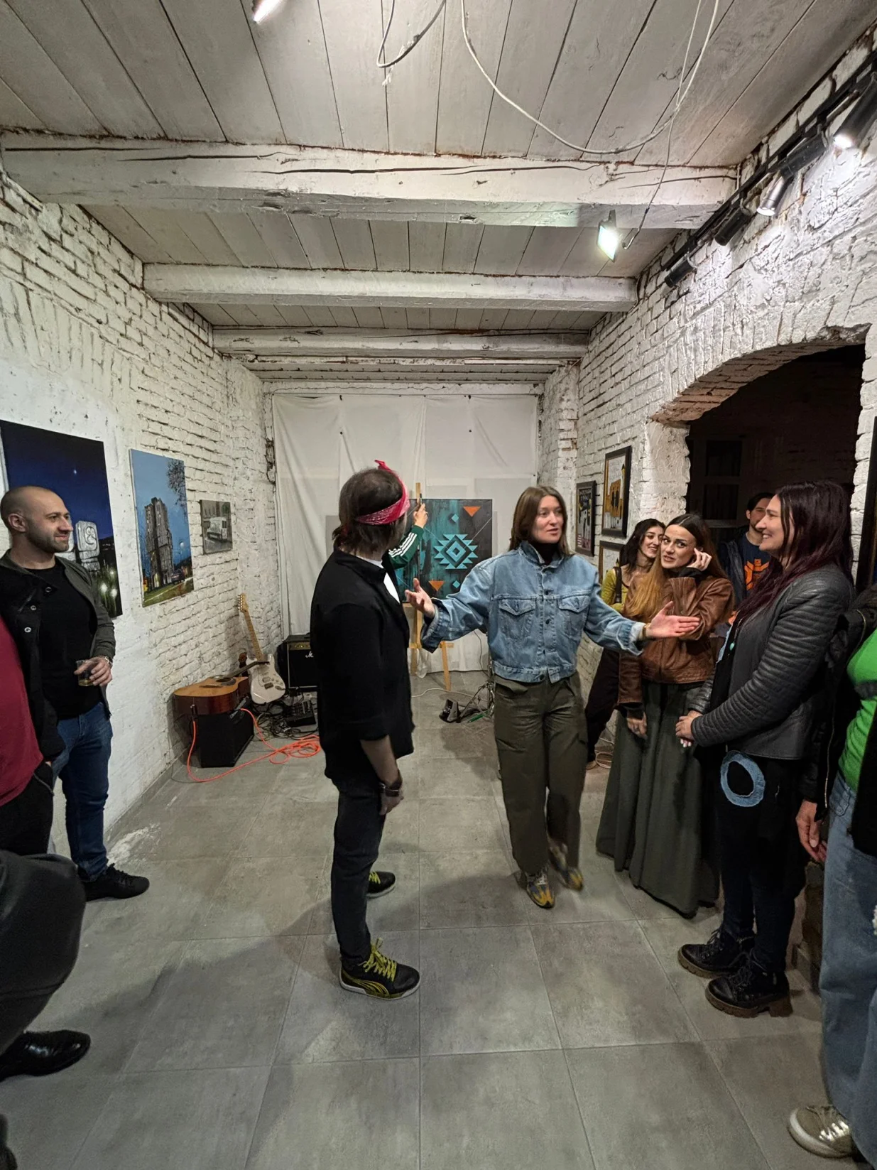 Sa otvaranja izložbe u GSU Brodac/