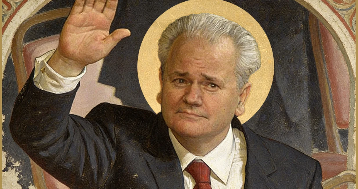 Slobodan Milo&scaron;ević će jednom biti progla&scaron;en srpskim svecem/Benjamin Krnić