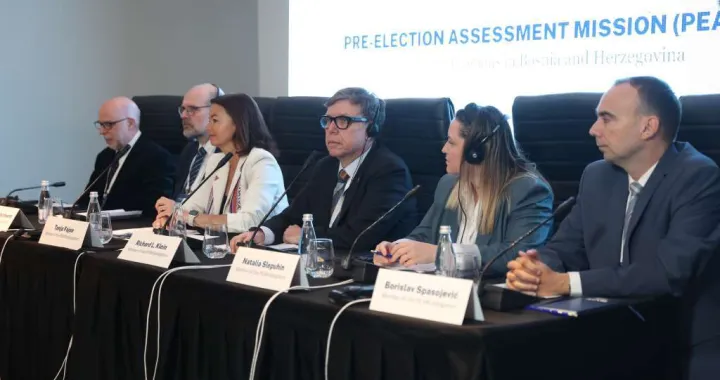 Prezentacija planova NDI za praćenje općih izbora u BiH u oktobru 2026./Fena