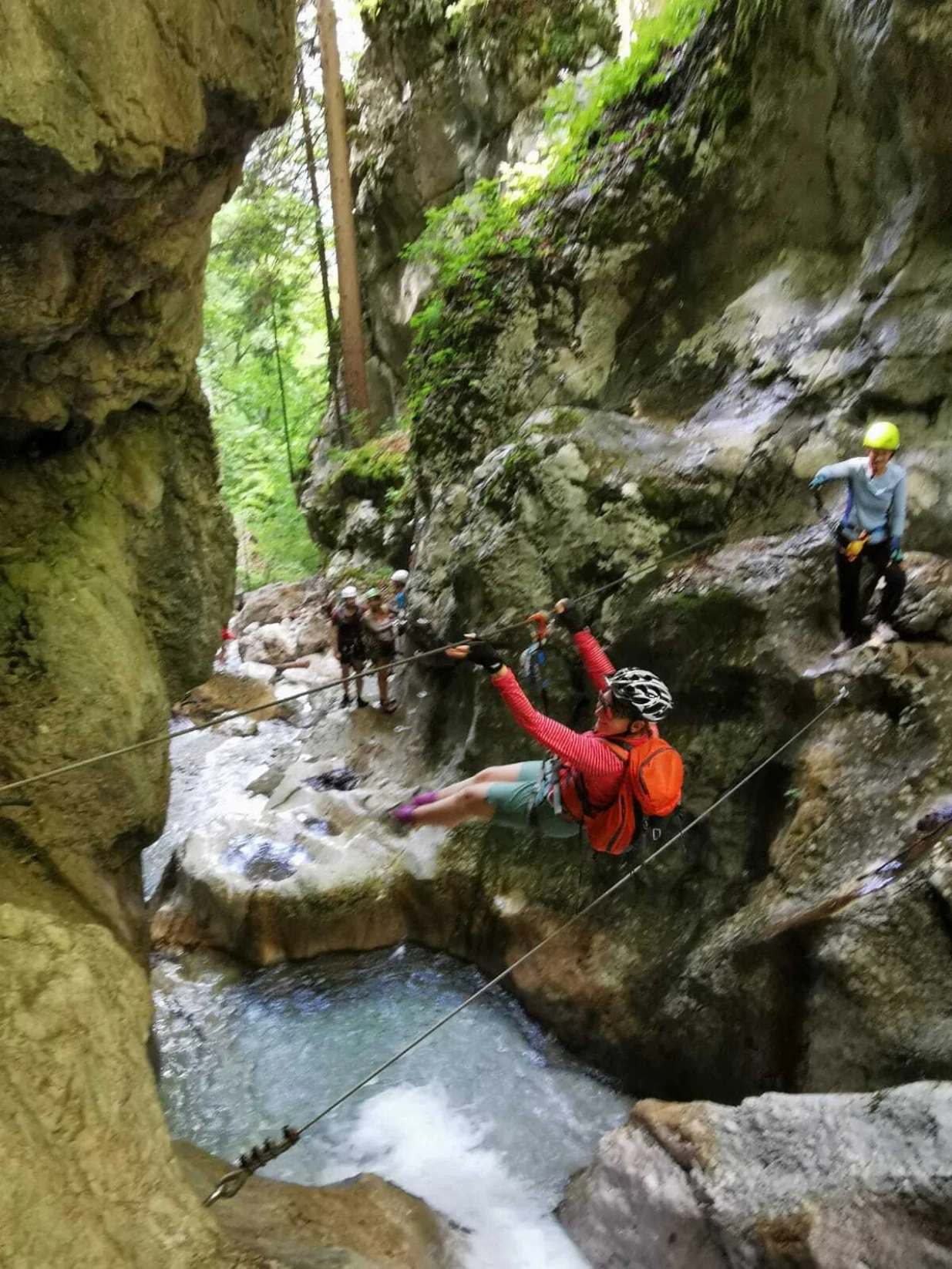 Zabava kojoj ni stariji nisu mogli odoljeti, Ferrata Hvadnik, Slovenija/Tanja Cerić