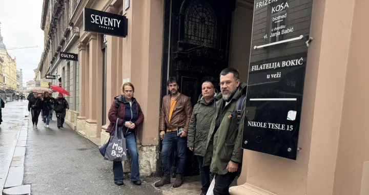 Osnivači izdavačke kuće "Izdanja Buna"/Miljenko Jergović/