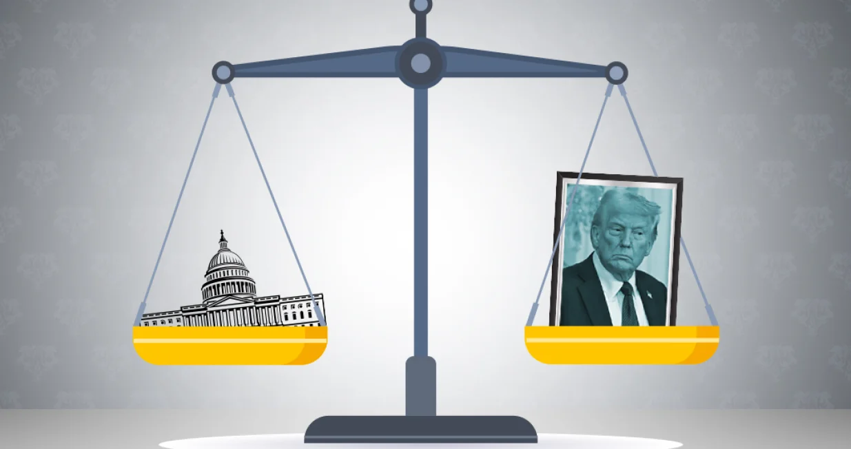 Kolumna Adamira Jerkovića: Amerika između demokratije i kulta moći/Ilustracija/Benjamin Krnić