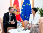 Premijer Crne Gore Milojko Spajić i evropska komesarka za pro&scaron;irenje Marta Kos/Frederic Sierakowski/eu