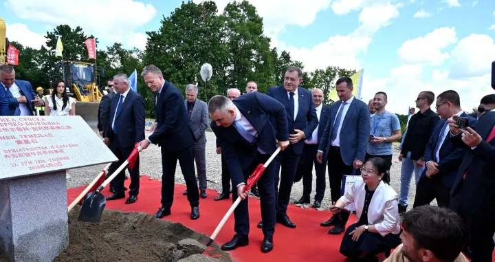 Polaganje kamena temeljca za dionicu Brčko &ndash; Bijeljina//