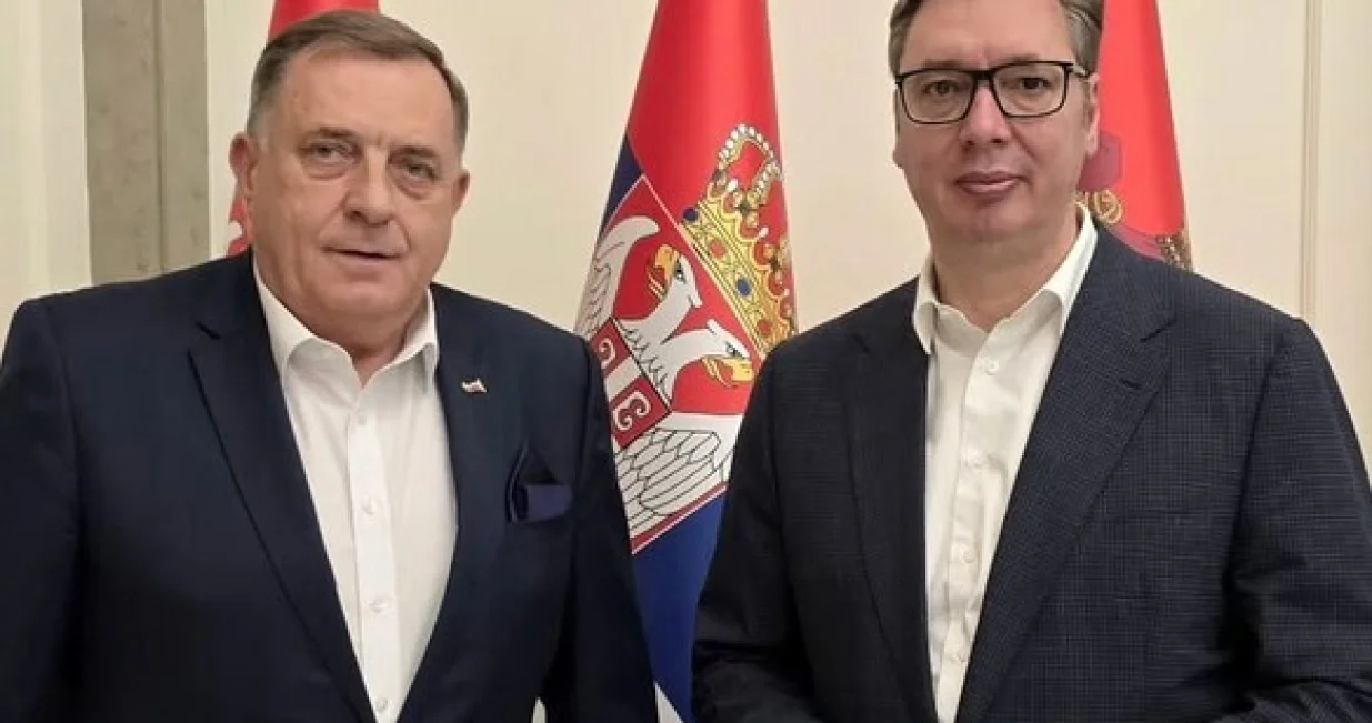 milorad dodik i aleksandar vučić, sastanak u beogradu Instagram/Instagram