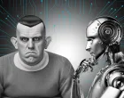 Vizual za kolumnu, AI, umjetna inteligencija, ljudska glupost/Benjamin Krnić
