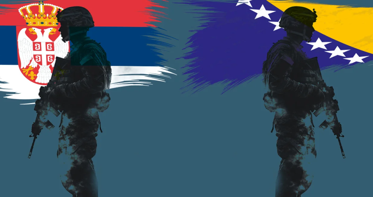 Vizual za kolumnu, vojska srbije, oružane snage BiH/Benjamin Krnić