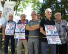 Predstavnici Saveza udruženja boraca Patriotske ligemirni protest ispred Vade FBiH/Senad Gubelić