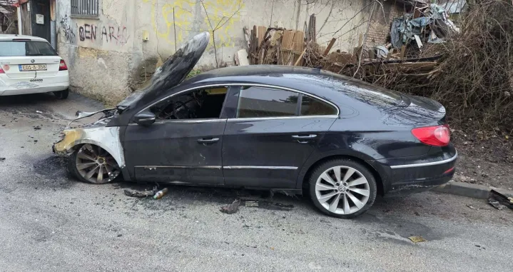 Gorica, zapaljen automobil, Passat CC, paljevina/Nedim Fetahović