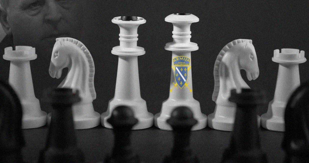 Kolumna Đure Kozara: Partija &scaron;aha generala Rasima Delića/Benjamin Krnić