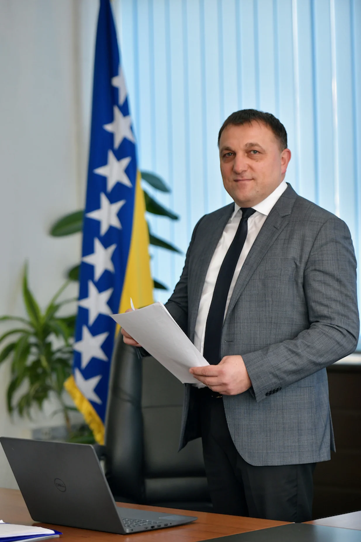 Federalni ministar poljoprivrede, vodoprivrede i &scaron;umarstva &Scaron;emsudin Dedić/